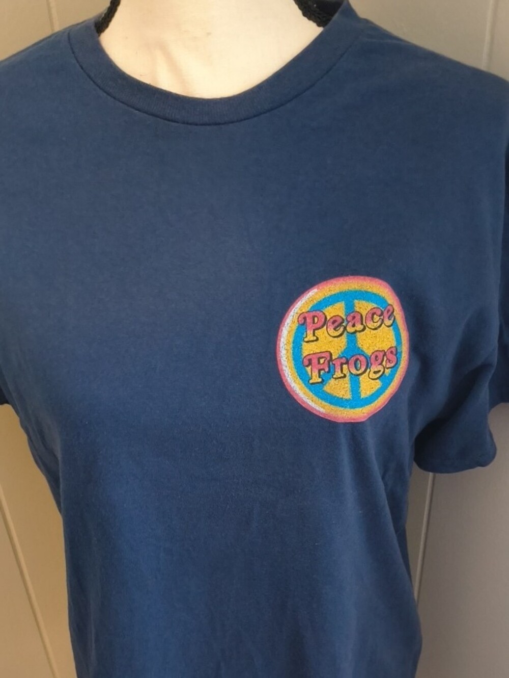 Peace Frogs Button Tee - Picture 2 of 6
